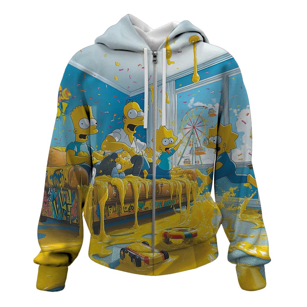 Couch Gag Carnival lightweight hoodies