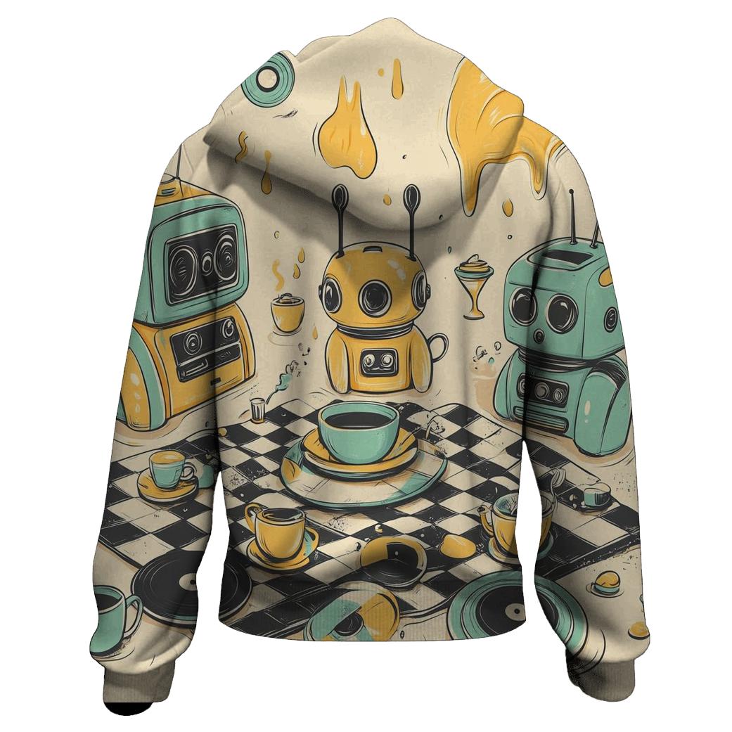 Toy Bot Tea Party custom hoodies