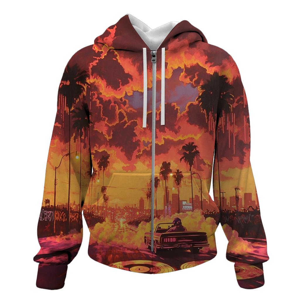 Snoop Dogg Sunset Cruise heavyweight hoodies
