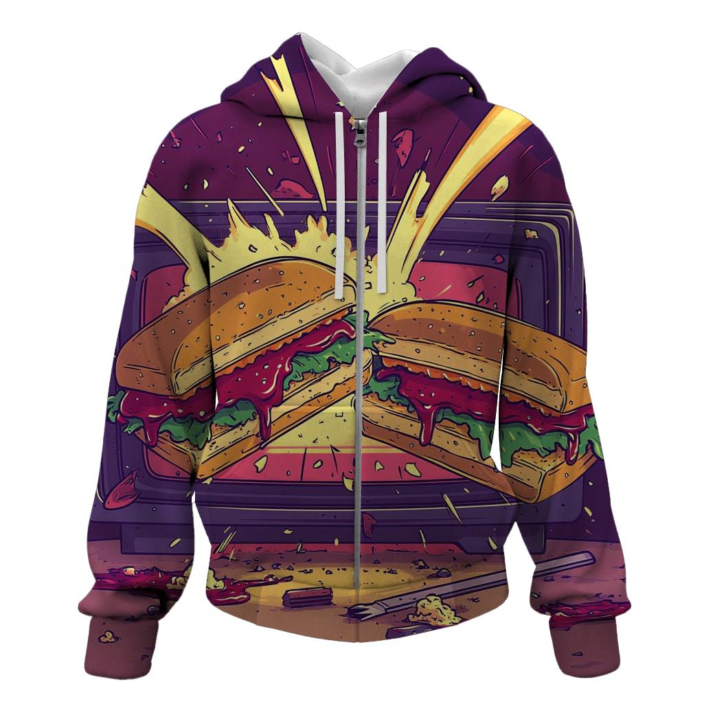 VHS Samurai Showdown premium hoodies