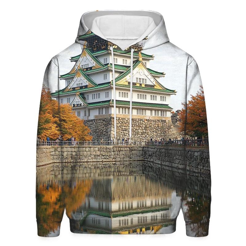 Osaka Castle - Osaka zip-up hoodies