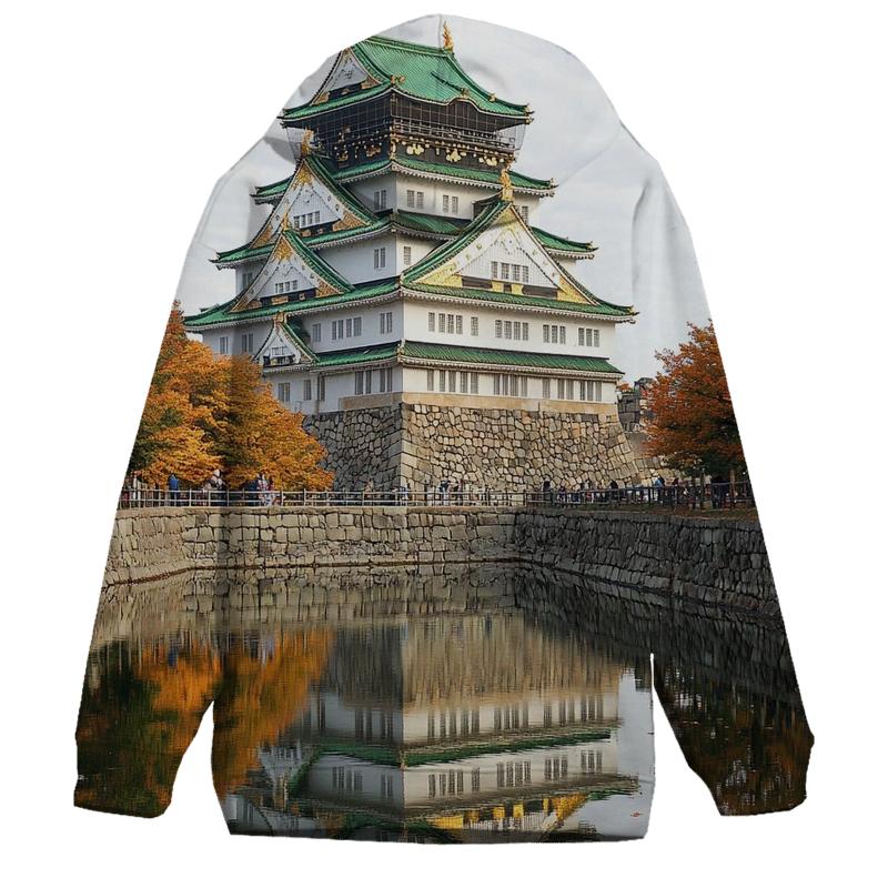 Osaka Castle - Osaka zip-up hoodies