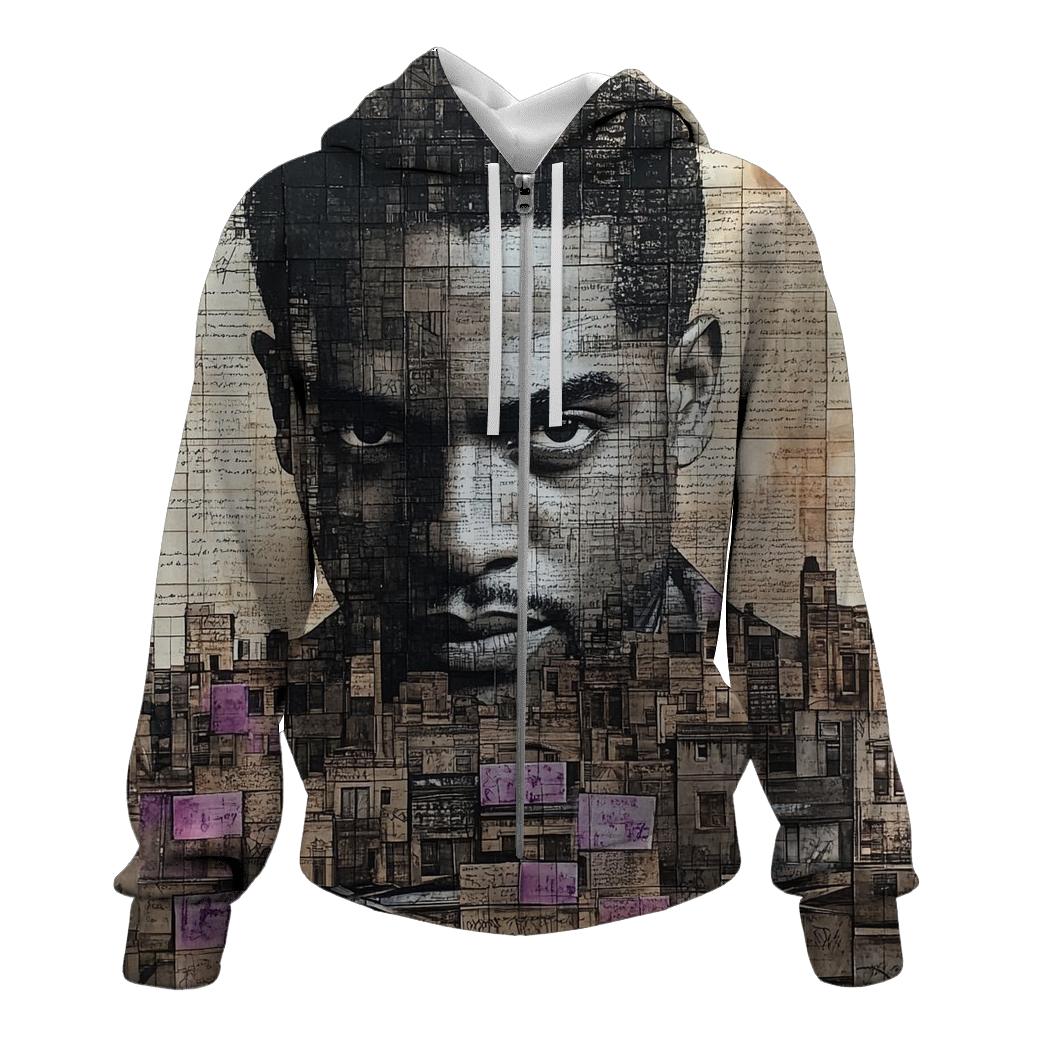 Nas Queensbridge Mosaic heavyweight hoodies