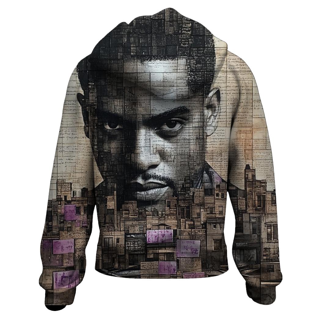 Nas Queensbridge Mosaic heavyweight hoodies