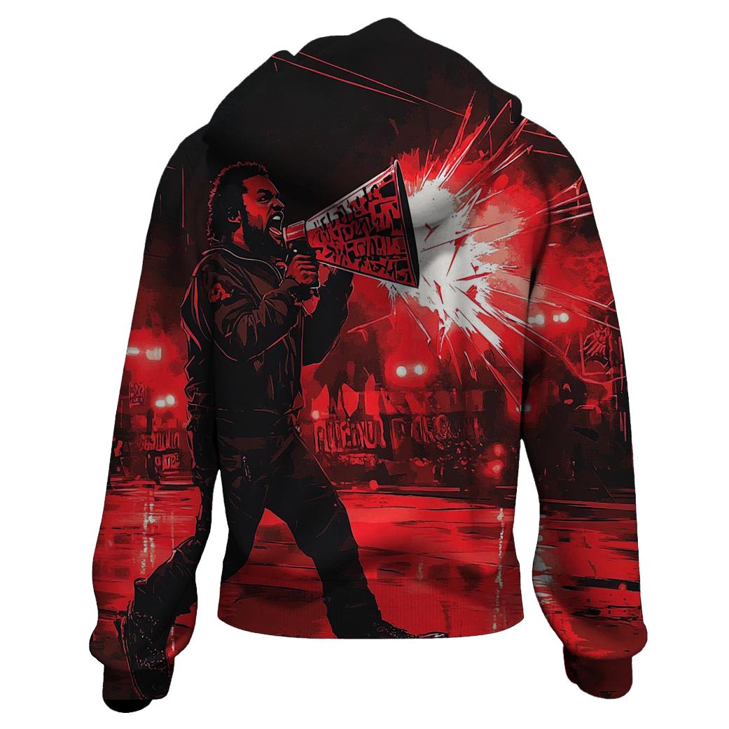 Ice Cube Riot Script lightweight hoodies
