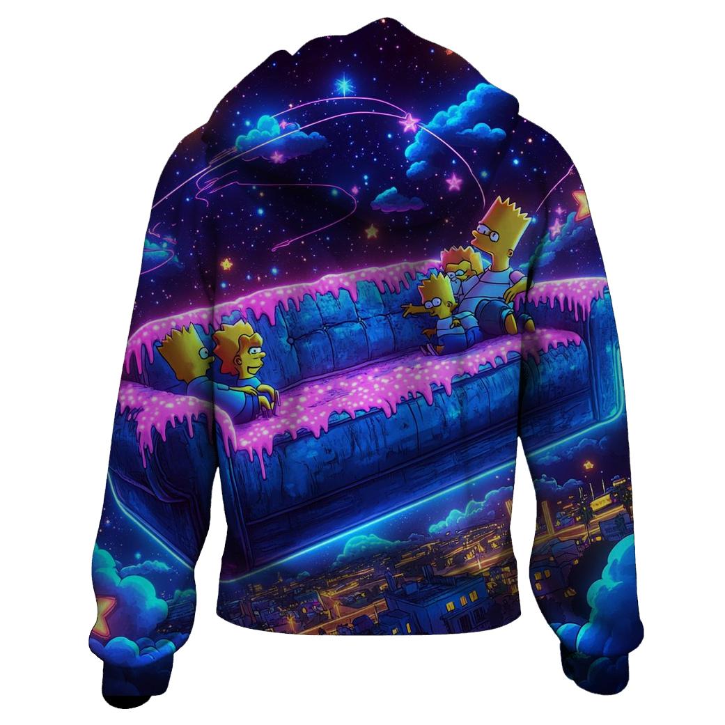 Couch To Cosmos Living Room Odyssey premium hoodies