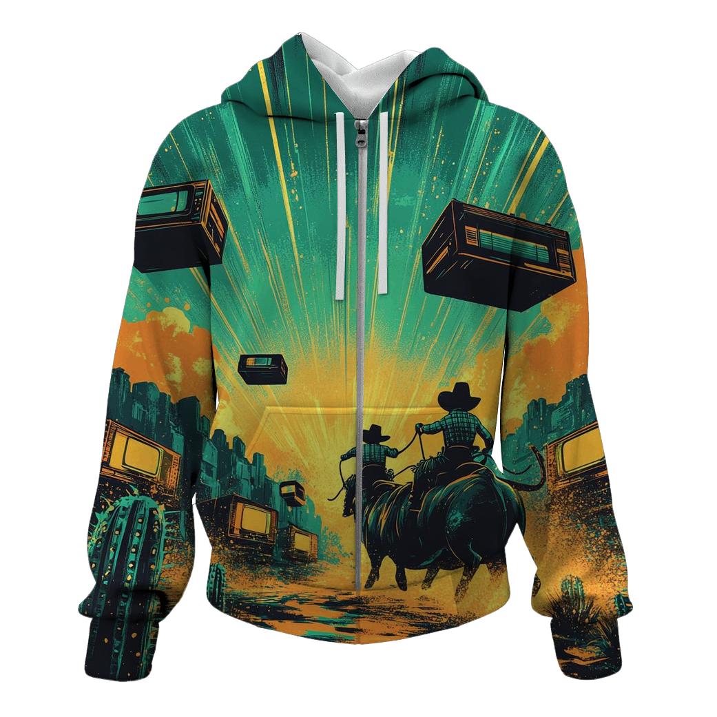 Retro Arcade Rodeo hoodie trends