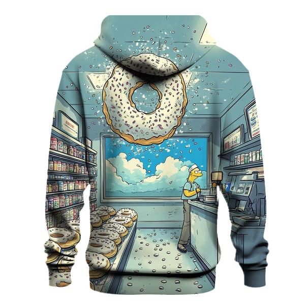 Donut Tornado At Kwik E Mart heavyweight hoodies