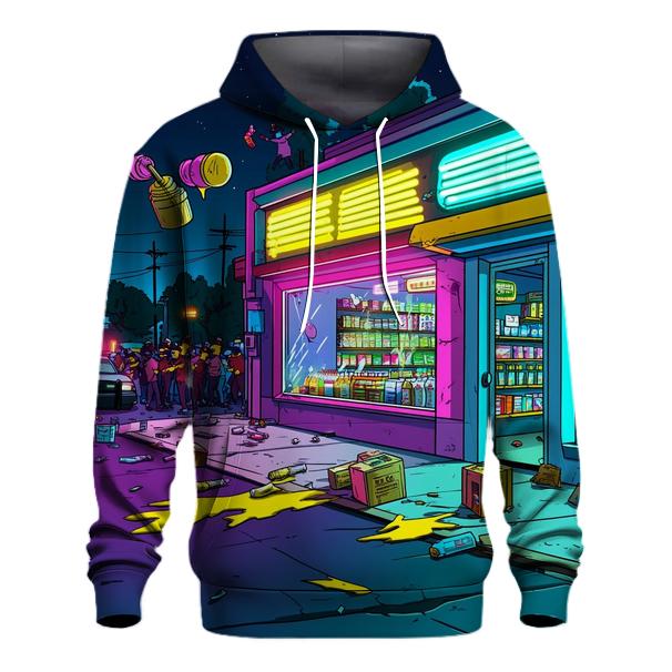 Kwik E Mart Night Market Heist designer hoodies
