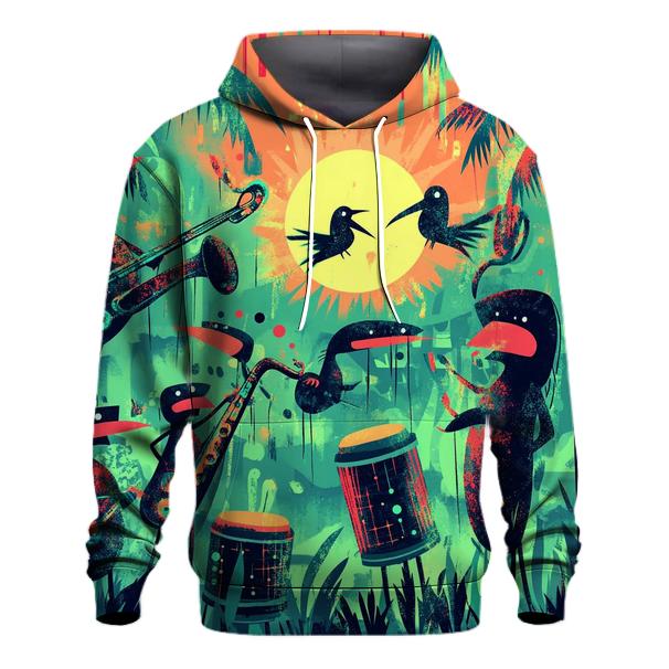 Pixel Jungle Jam embroidered hoodies