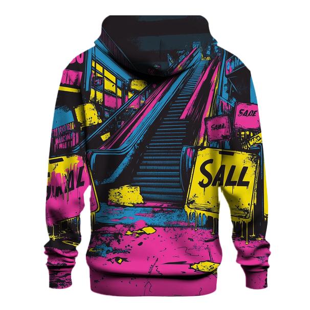 Comic Mall Mayhem graphic hoodies