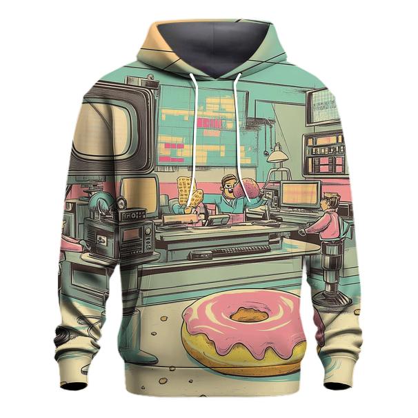 Breakfast Broadcast Brawl graphic hoodies
