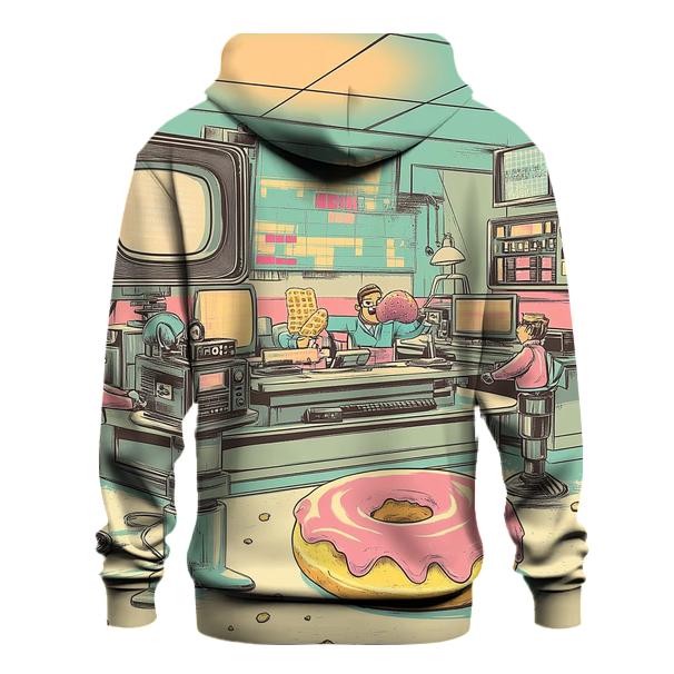 Breakfast Broadcast Brawl graphic hoodies