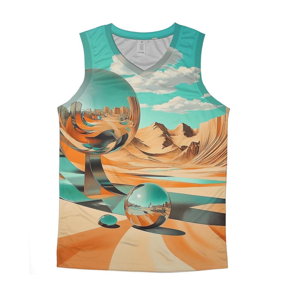 Dali Inspired Desert Dreams custom tank tops