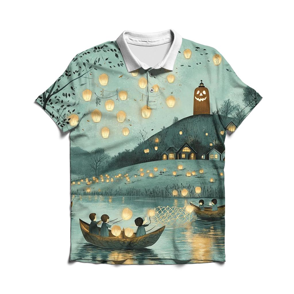 Lantern Fishers Compound classic pique polos