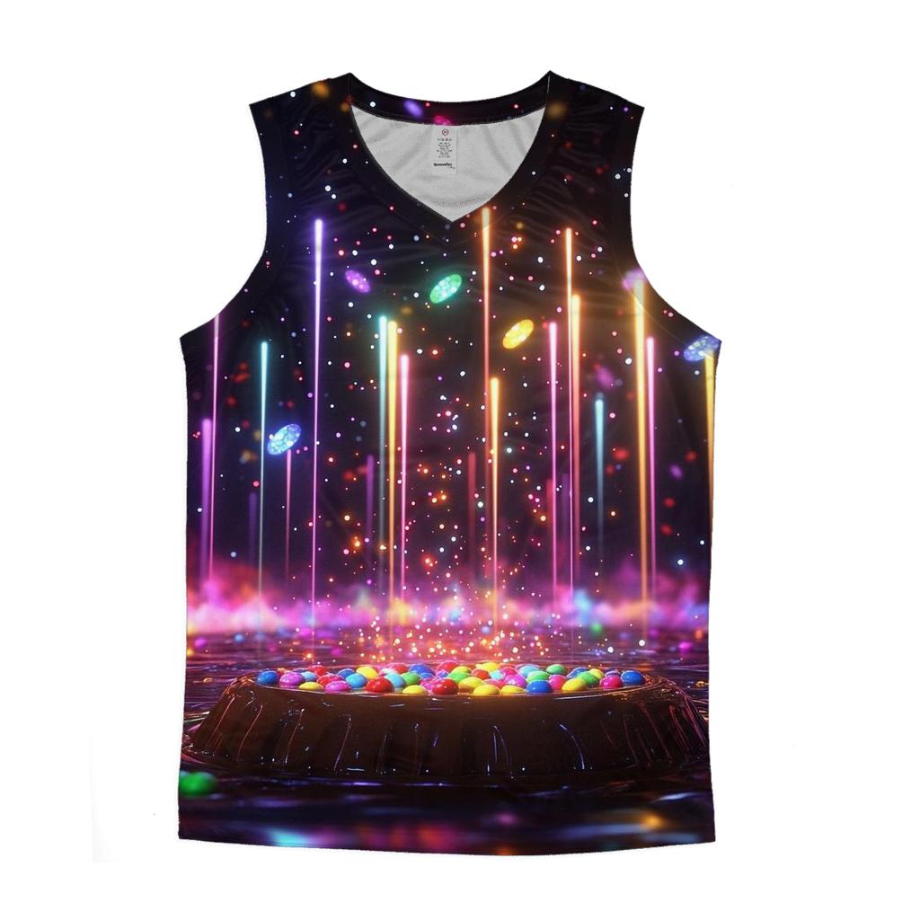 Skittles Meteor Shower sports performance tank tops