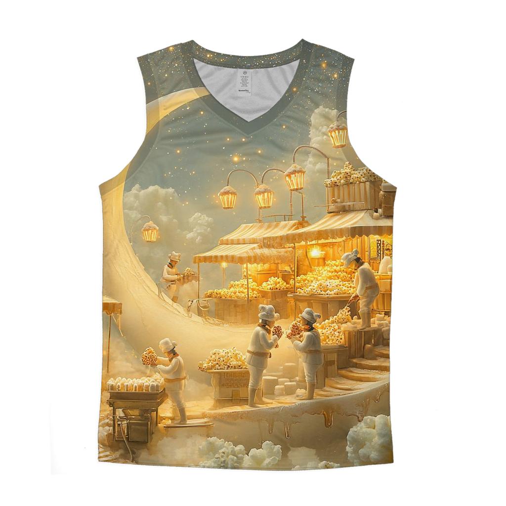 Marshmallow Moon Market cotton sleeveless tops