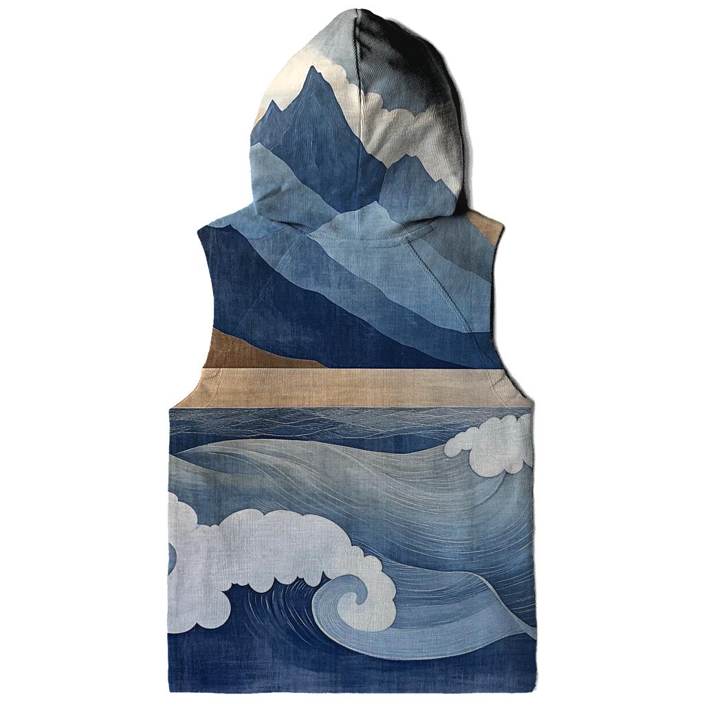 Hokusai Inspired Mountain Storm hoodie trends