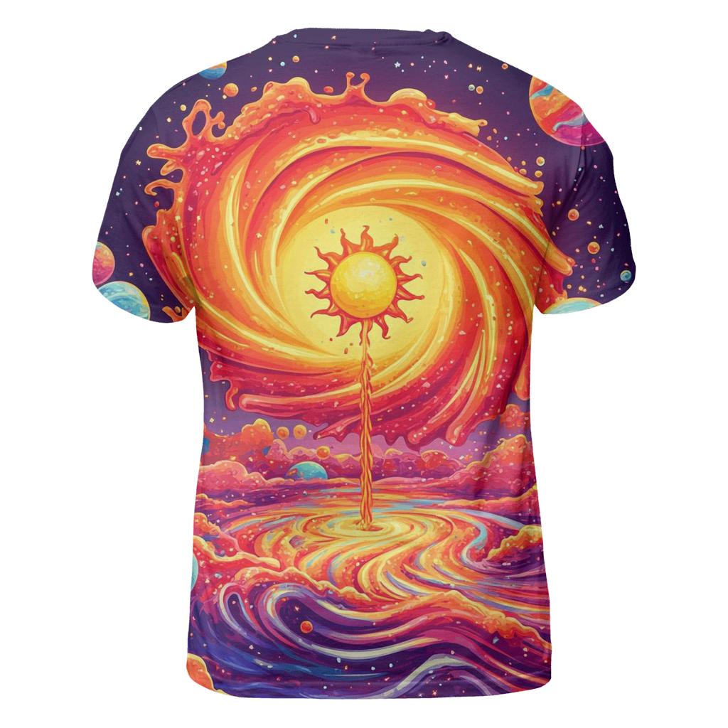 Soda Fountain Galaxy trendy printed shirt styles