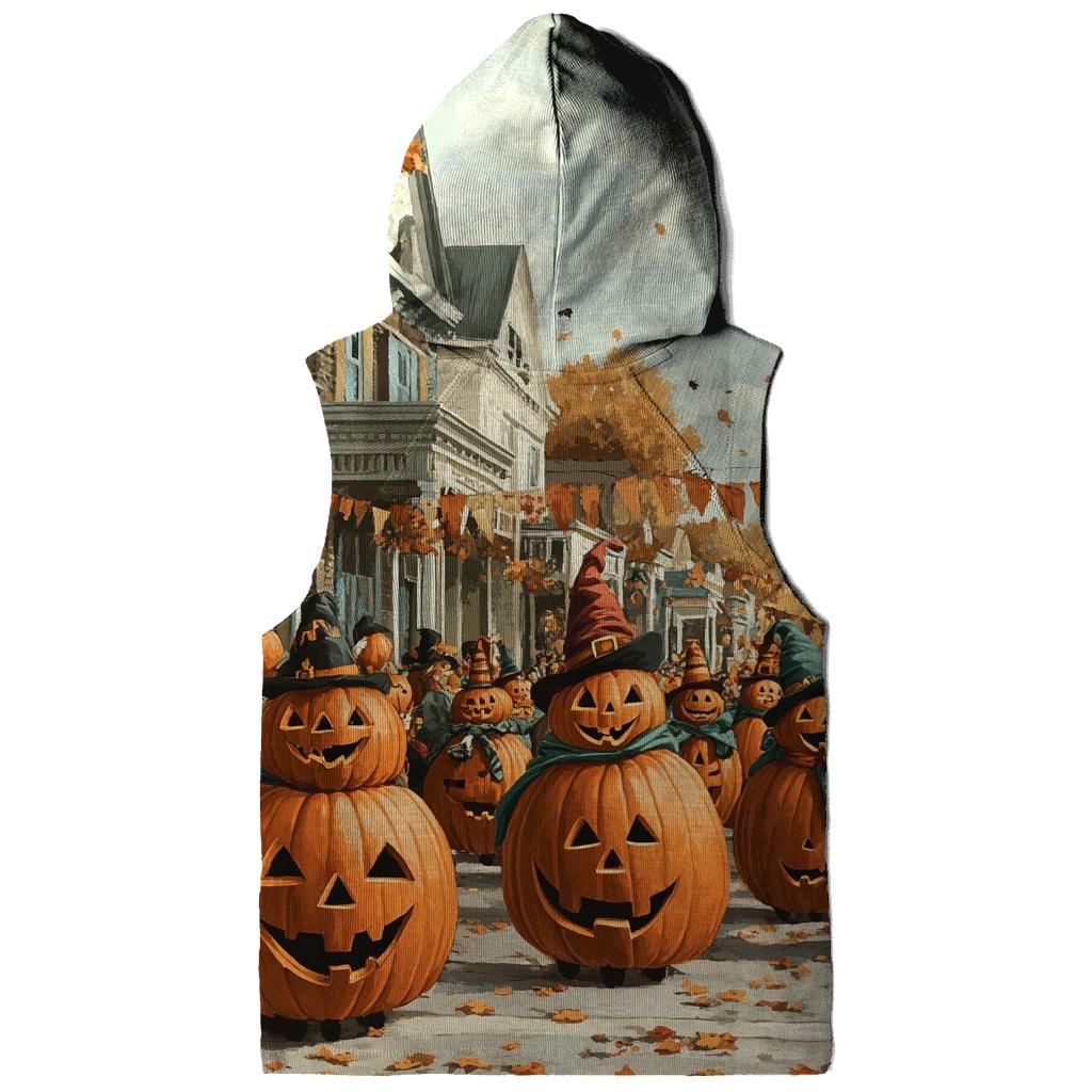 Pumpkin Parade On Main Spooky graphic hoodies