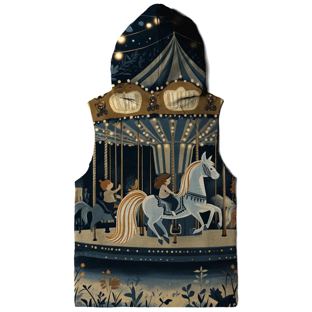 Haunted Carousel Evening premium hoodies