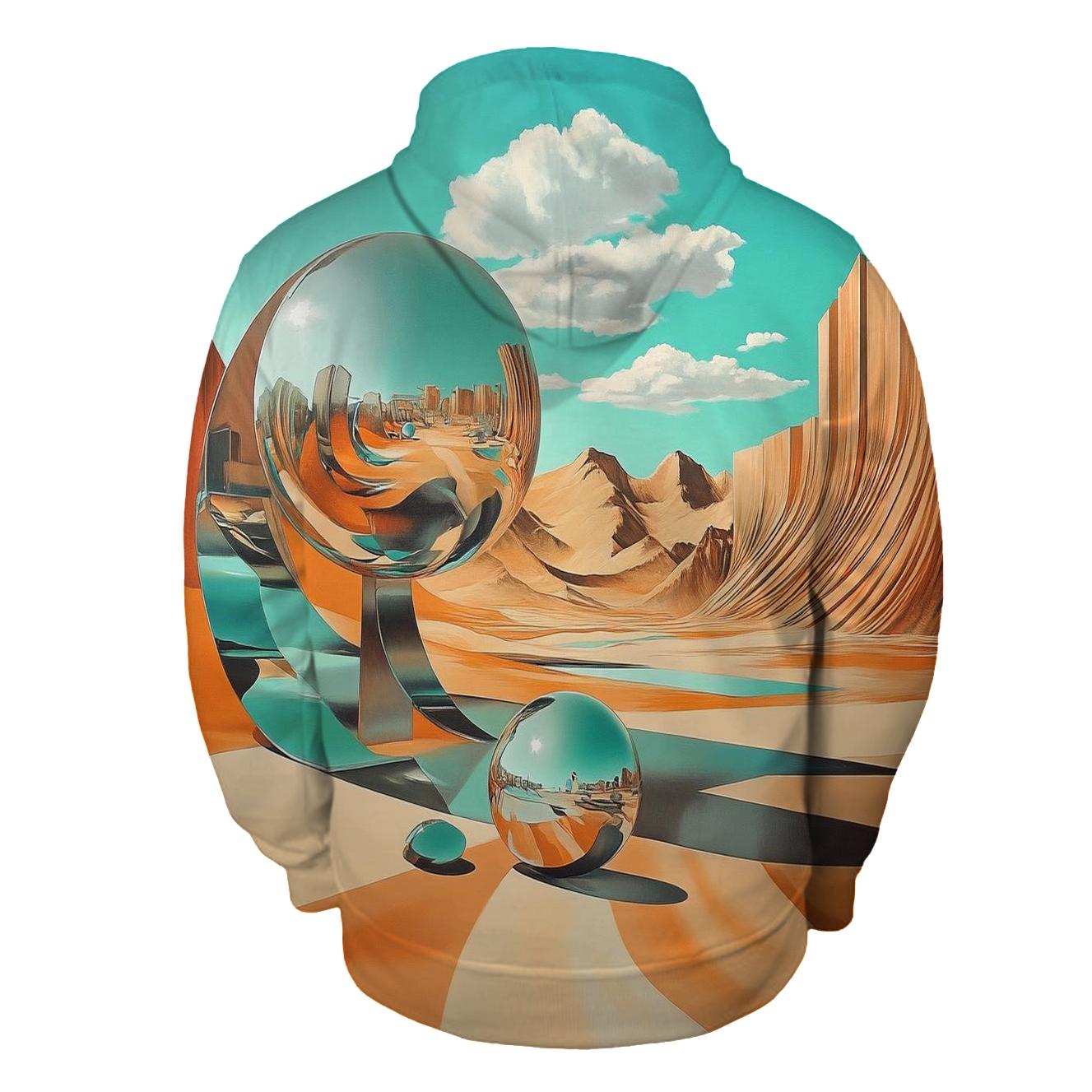 Dali Inspired Desert Dreams printed hoodies