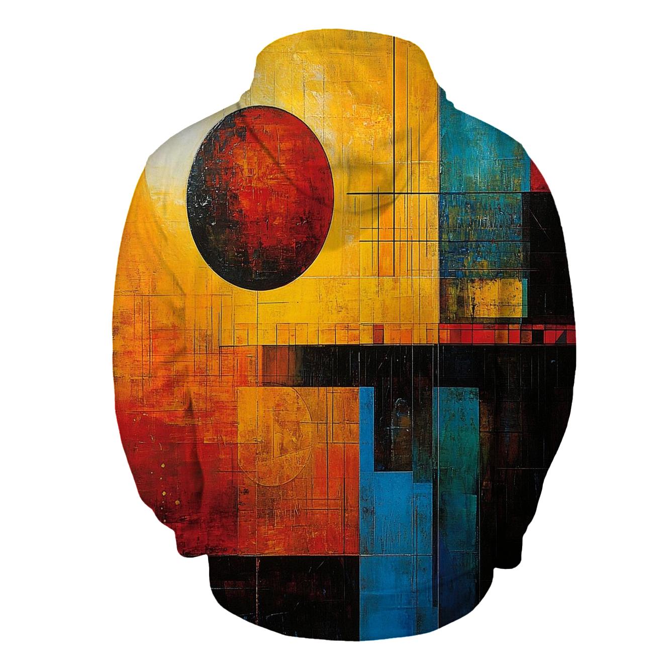 Kandinsky Inspired Cosmic Orchestra graphic hoodies