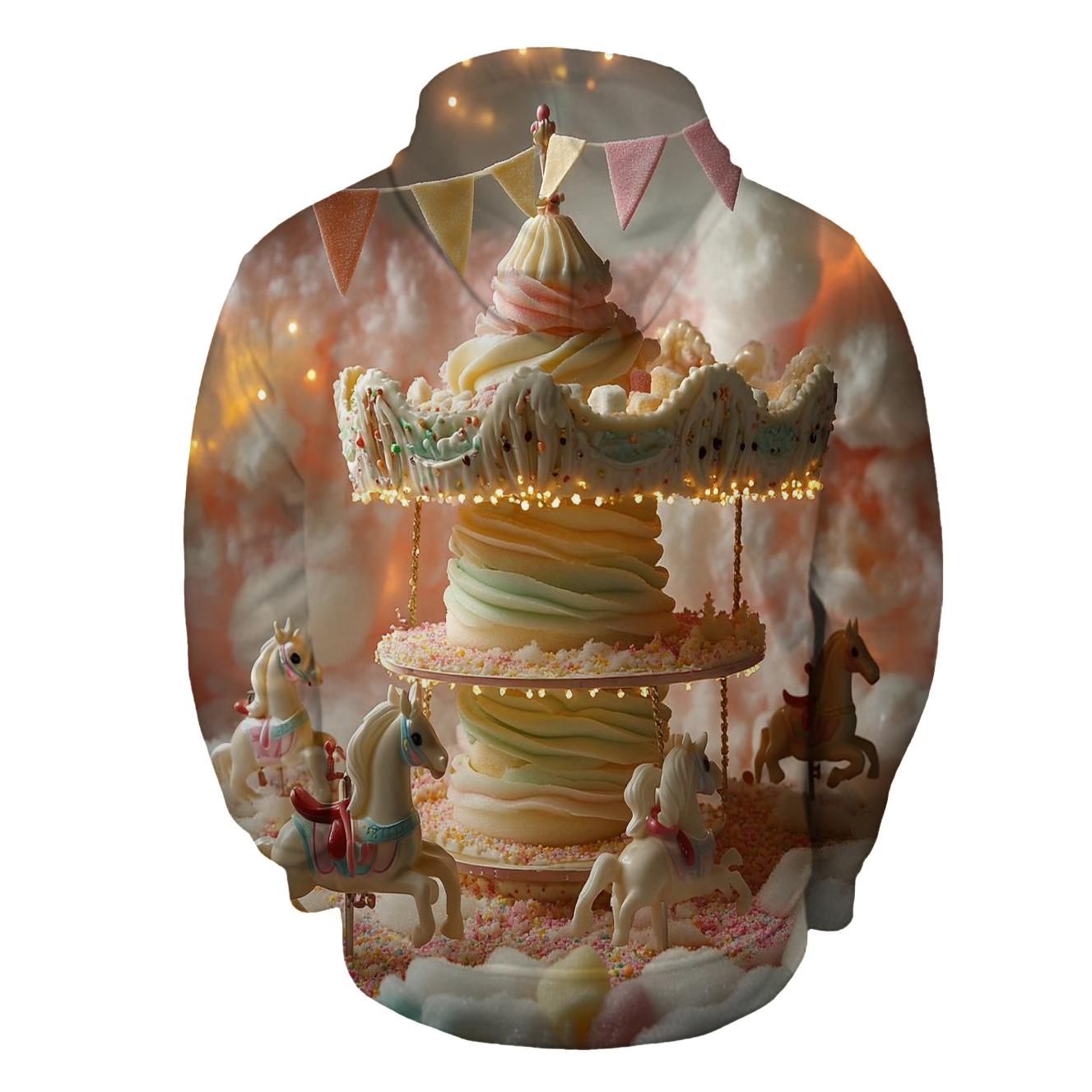 Cupcake Cloud Carousel hoodie designs