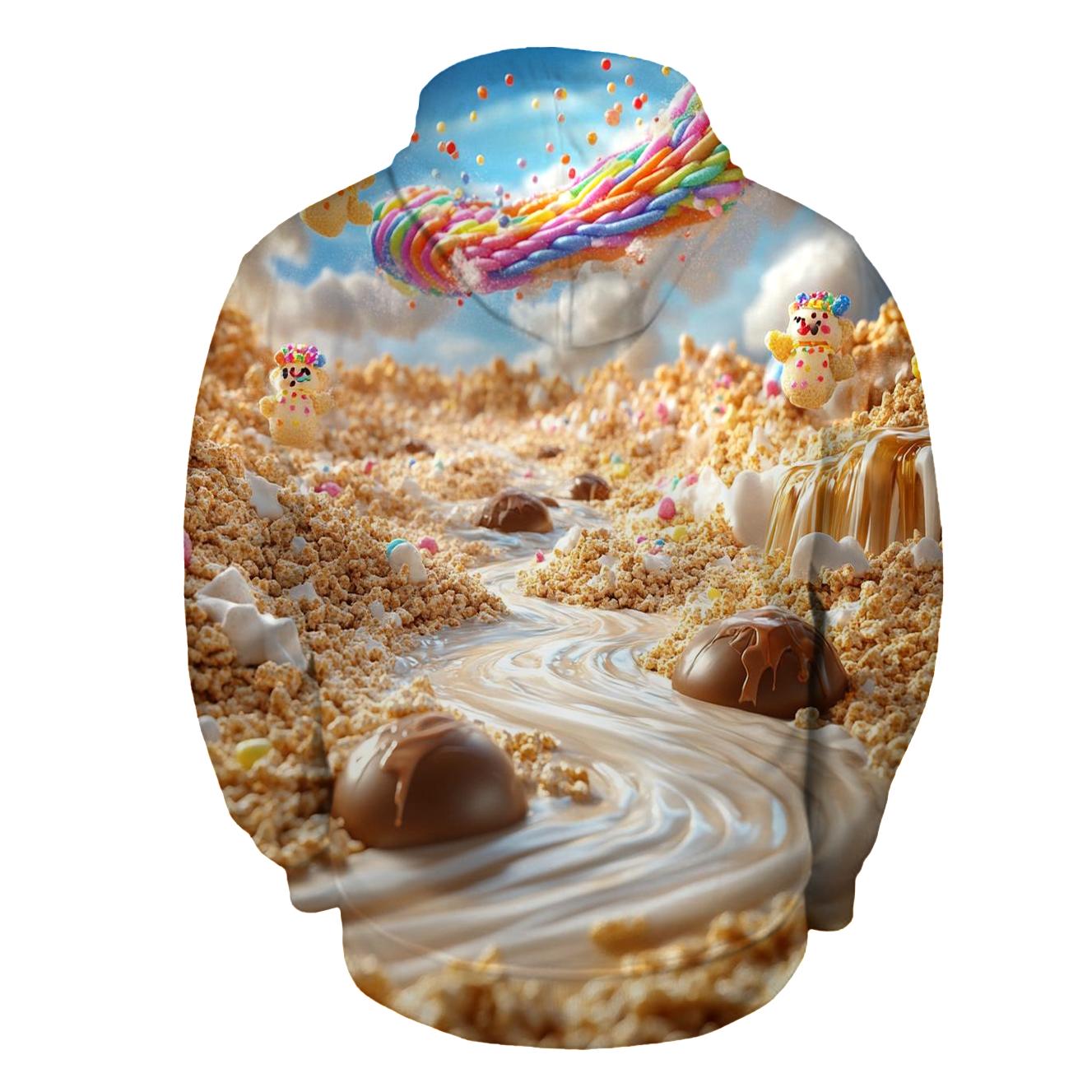Sprinkle Storm Over Cereal Plains premium hoodies