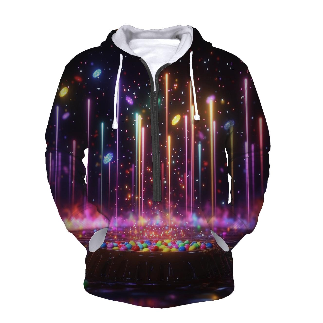 Skittles Meteor Shower embroidered hoodies