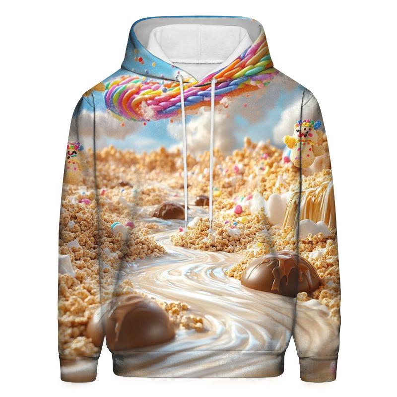 Sprinkle Storm Over Cereal Plains heavyweight hoodies
