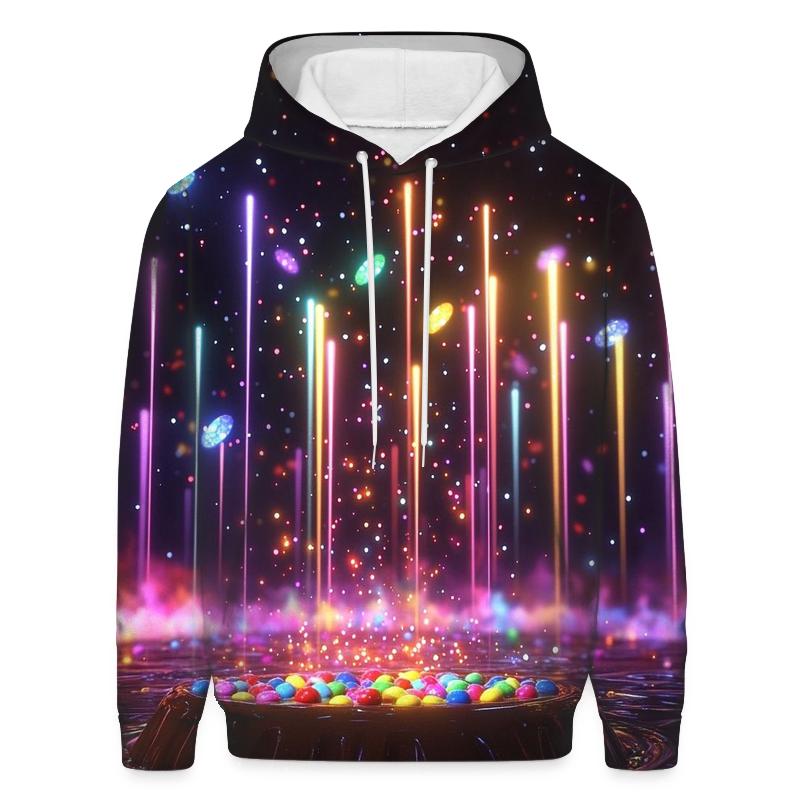 Skittles Meteor Shower embroidered hoodies
