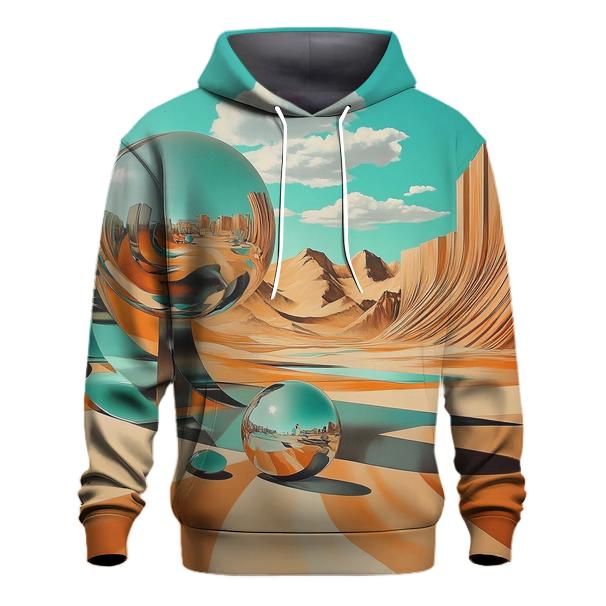 Dali Inspired Desert Dreams designer hoodies