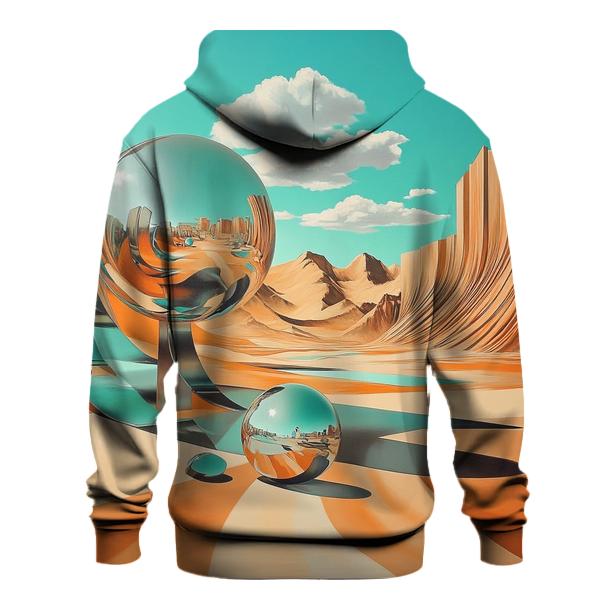 Dali Inspired Desert Dreams designer hoodies
