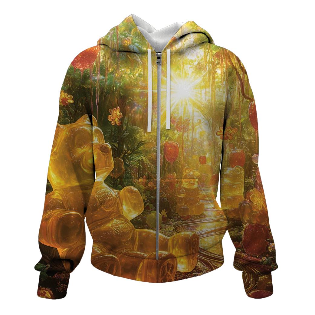 Gummy Bear Rainforest Rhapsody lightweight hoodies