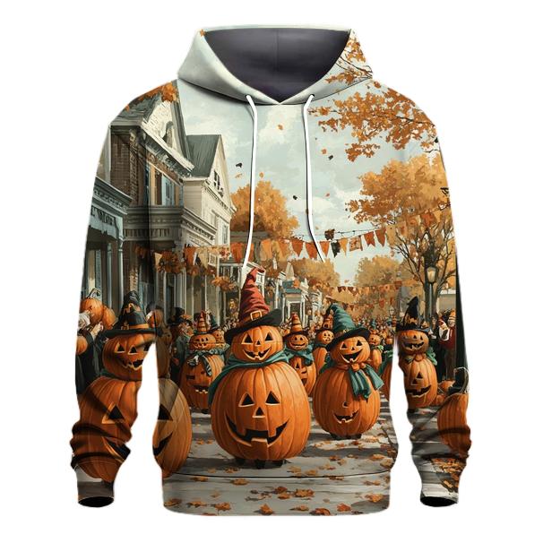 Pumpkin Parade On Main Spooky graphic hoodies