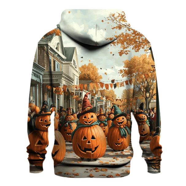 Pumpkin Parade On Main Spooky graphic hoodies