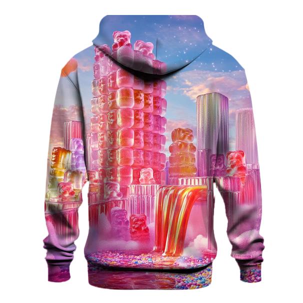 Rainbow Gummy Skyline custom hoodies