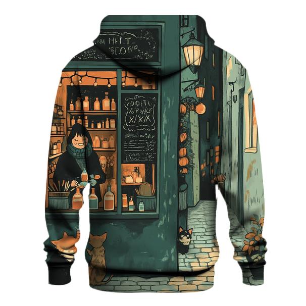 Cobbled Alley Potion Shop Spooky hoodies fashion