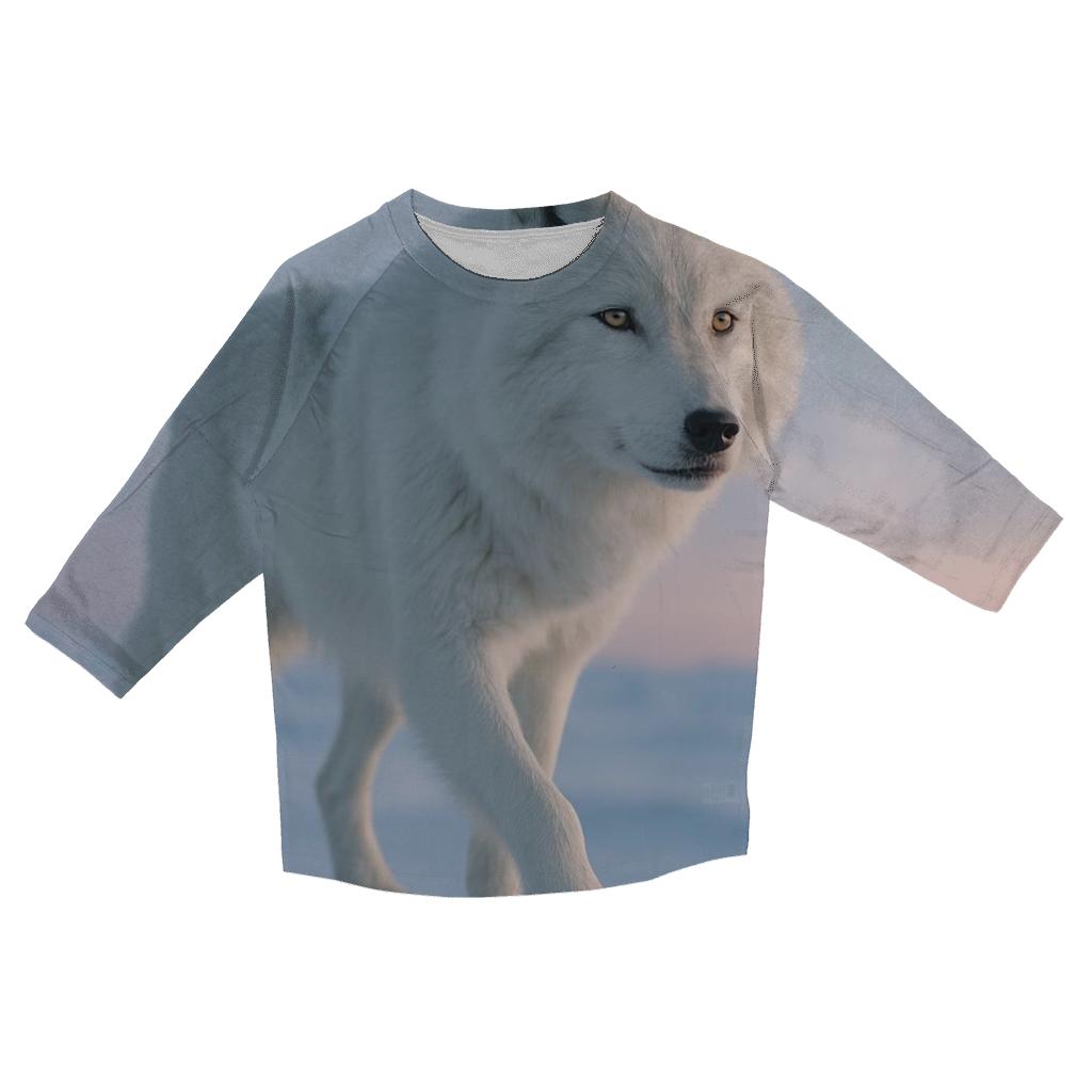 Arctic Matriarch At Dawn stylish quarter sleeve tops