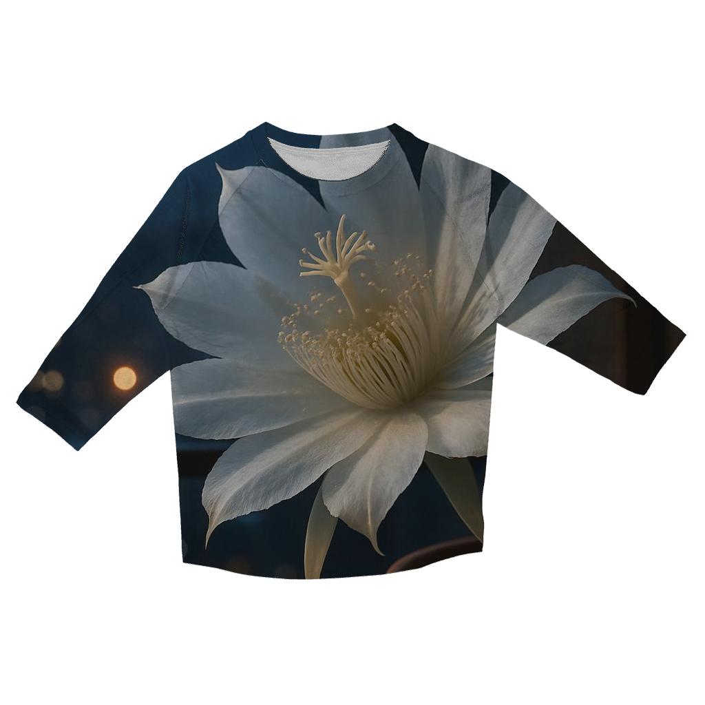 Night-Blooming Cereus On Urban Balcony trendy 3/4 sleeve tops