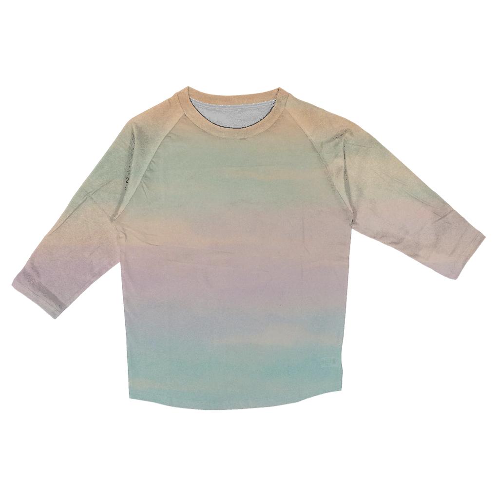 Pastel Mirage printed three quarter sleeve shirts