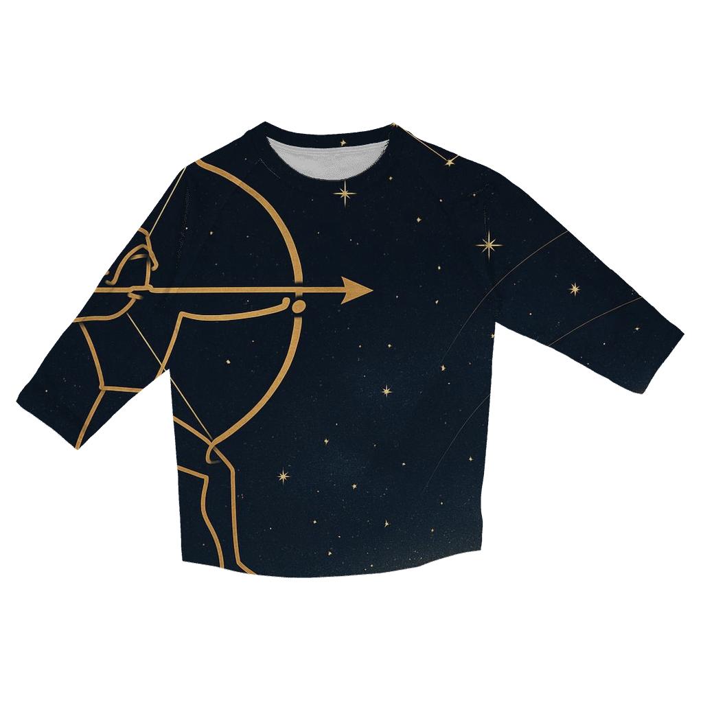 Sagittarius Archer Star Navigator stylish quarter sleeve tops