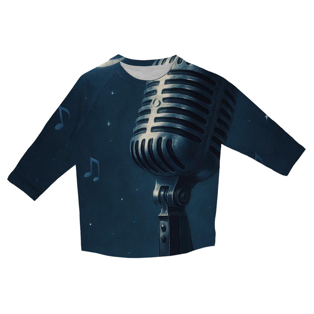 Microphone Moonlight designer 3/4 sleeve blouses
