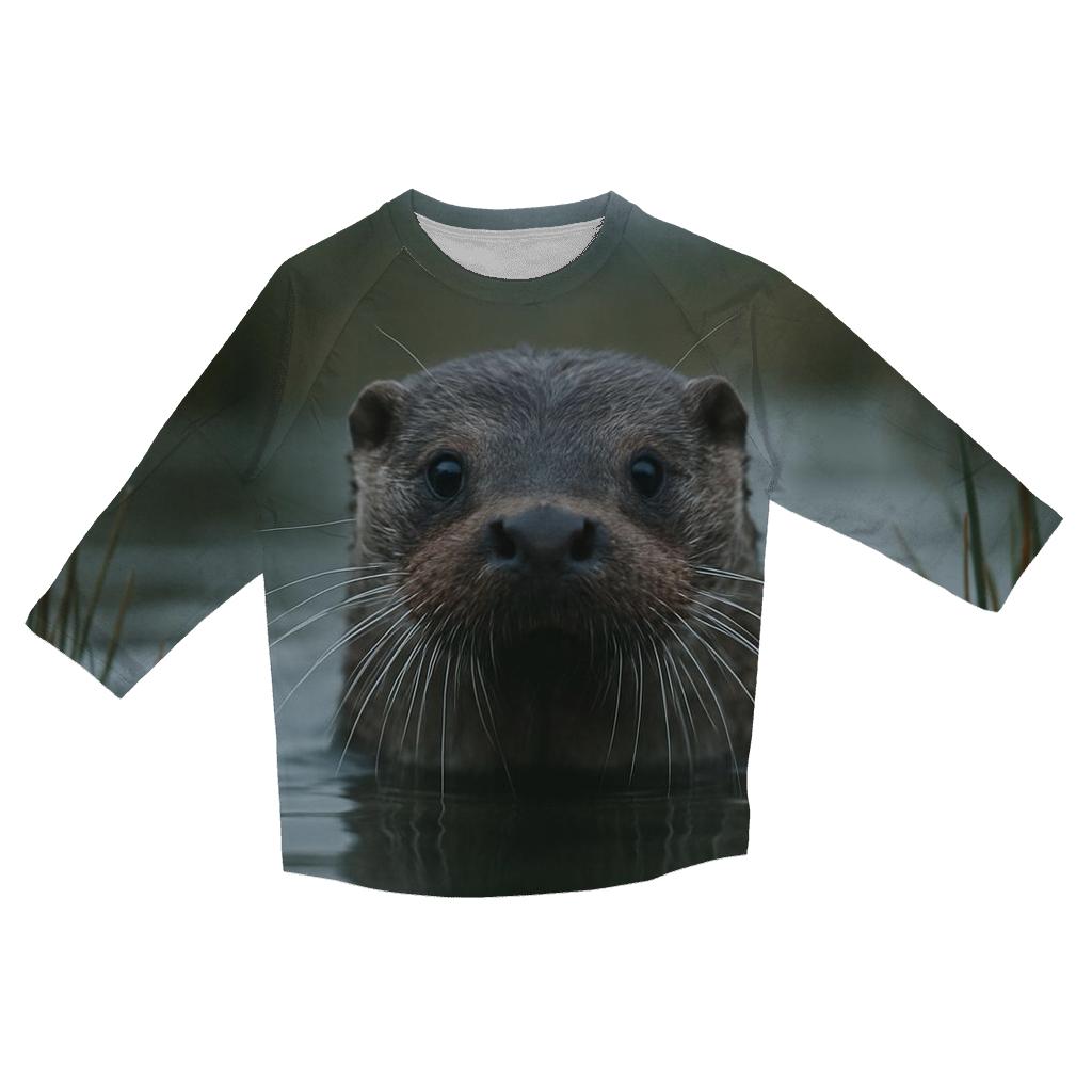 Fen Watch Eurasian Otter stylish quarter sleeve tops