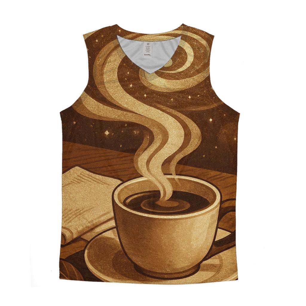 Cosmic Steam Spiral stylish racerback tanks