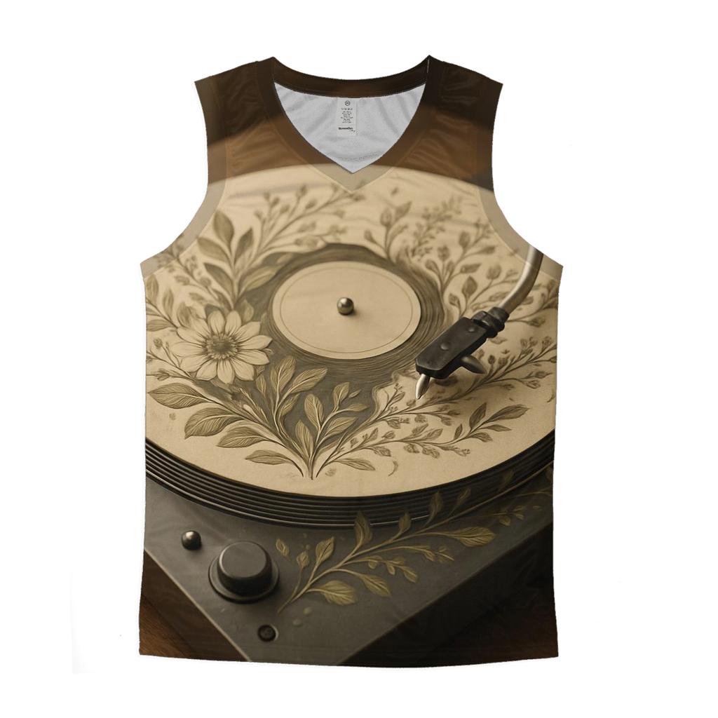 Turntable Botanical stylish racerback tanks