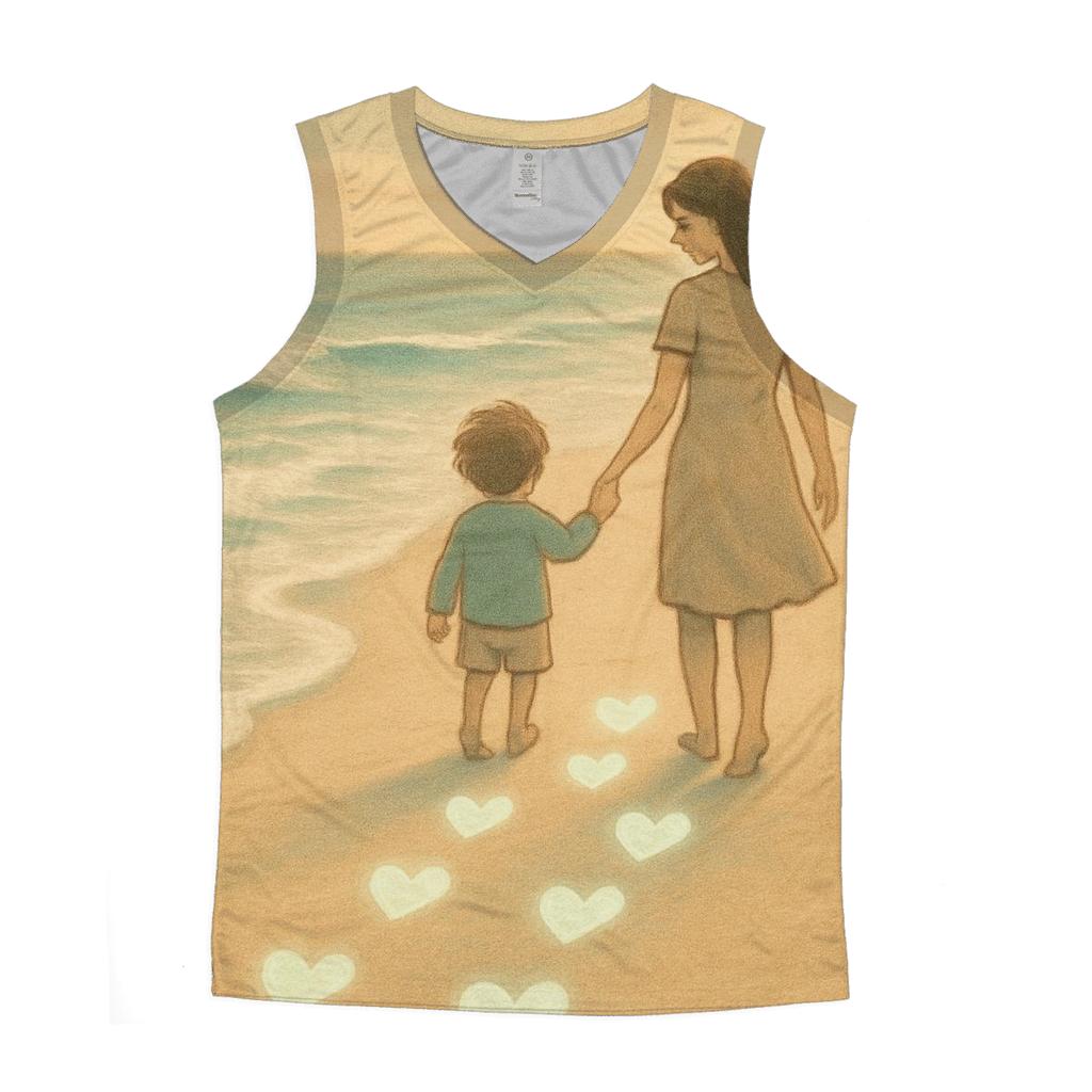 Footprints In The Heart sports performance tank tops