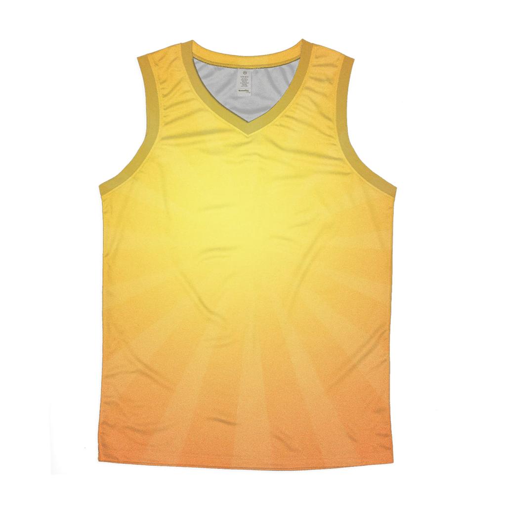 Citrus Sunrise designer workout tanks