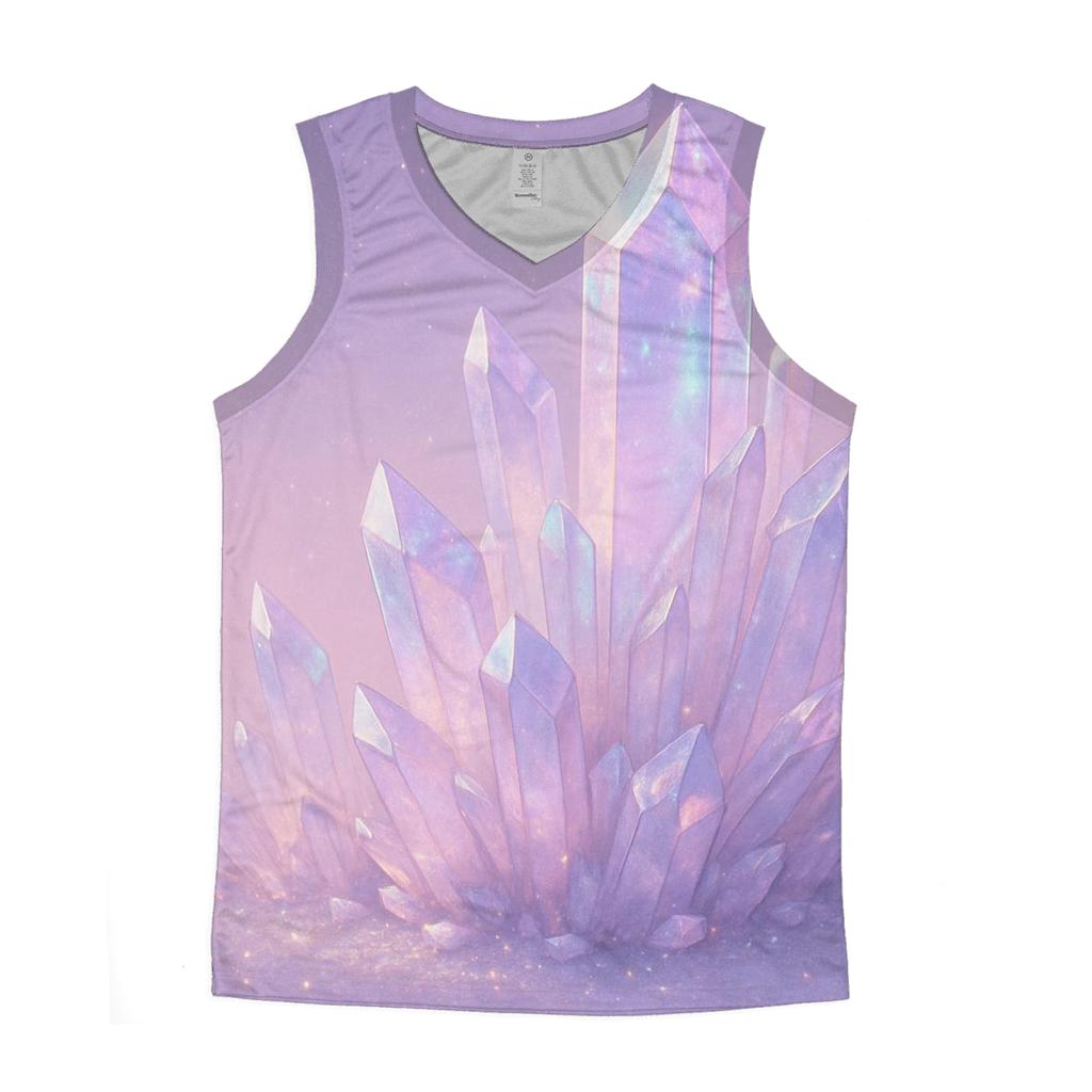 Crystal Dawn graphic print tank tops